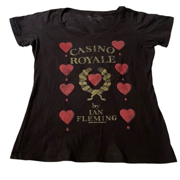 Black Casino Royal Ian Fleming T Shirt XLarge - Picture 1 of 4